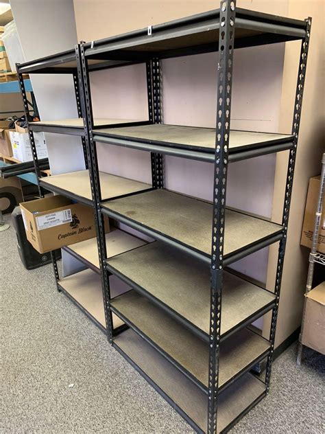 Adjustable metal shelving - MeshWorks 47.2'' W Steel Height -Adjustable Shelving Unit. by Design Ideas. $180.00 $219.99 (158) Rated 4 out of 5 stars.158 total votes. Traditional wire shelves can cause a headache, as smaller items can fall through the wide gaps on the shelves. This shelving unit uses a metal mesh design that stops things from getting through.